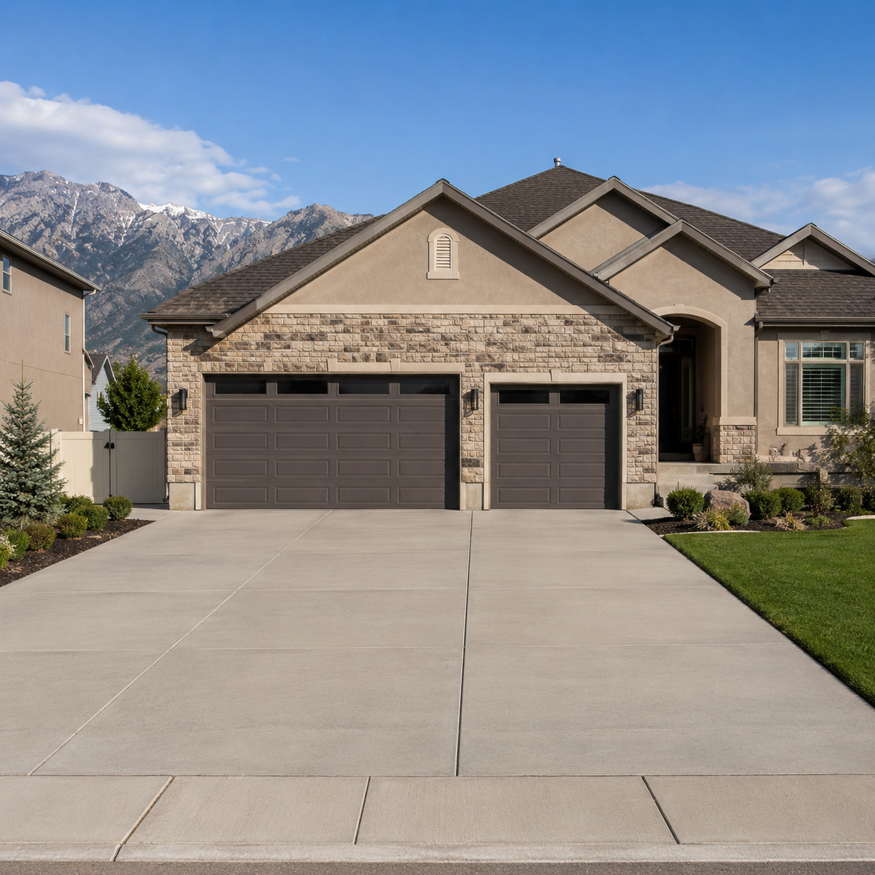 Recent concrete project completed in the Layton service area
